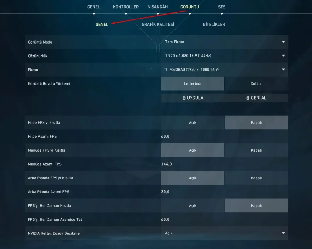 Valorant FPS Artırma Rehberi - 2024 1 valorant fps ayarları
