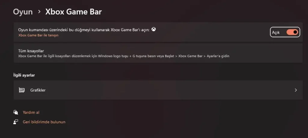 Valorant FPS Artırma Rehberi - 2024 5 windows 11 xbox game bar açma