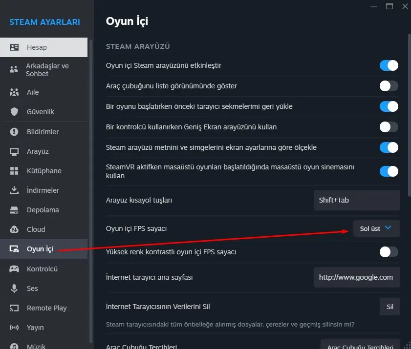 CS2'de FPS Nasıl Gösterilir? 1 cs2 için steam oyun içi fps açma