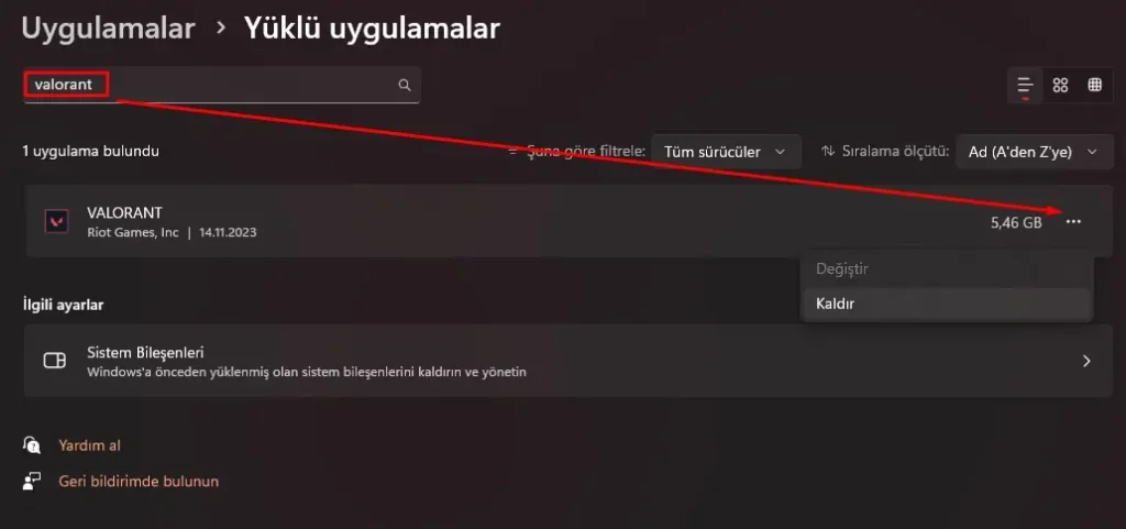Valorant'ta Ses Gelmeme Sorunu ve Çözüm Yöntemleri 7 valorantı windows 11den kaldırma