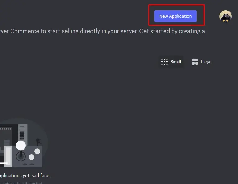 Discord Aktif Geliştirici Rozeti Nasıl Alınır? 2 discord developer portal new application