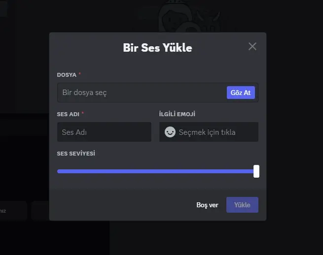 discord ses panelin ses ekleme - 2