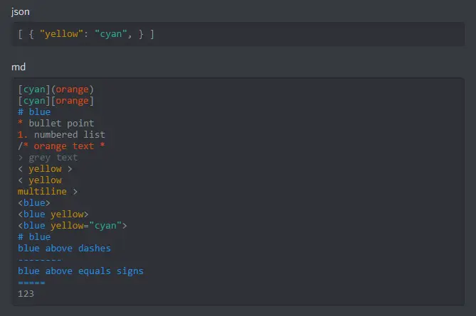 Discord Metin Rengi Nasıl Değiştirilir? 5 discord ileri seviye renkli yazım tekniği 1