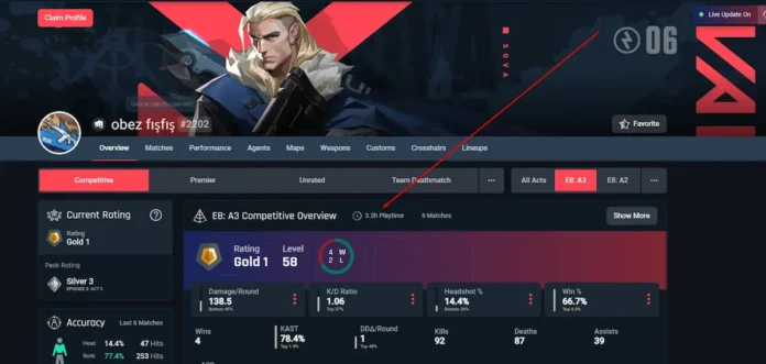 Valorant Toplam Oynama Saati Nasıl Kontrol Edilir