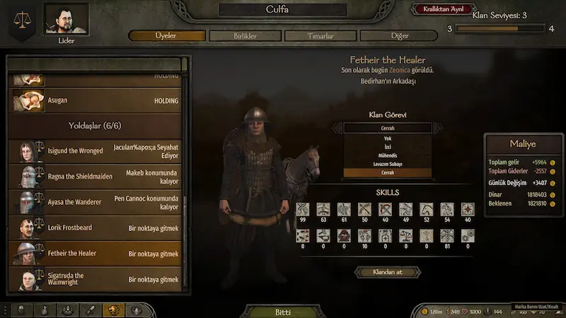 Mount & Blade 2: Bannerlord'da Krallık Nasıl Kurulur? 3 Bir Vali Seçin ve Bir Krallık Kurun