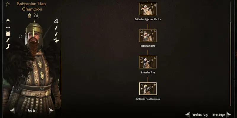 Mount & Blade 2: Bannerlord'daki En İyi Askerler 14 bannerlord Okçu – Battania Fian Şampiyonu