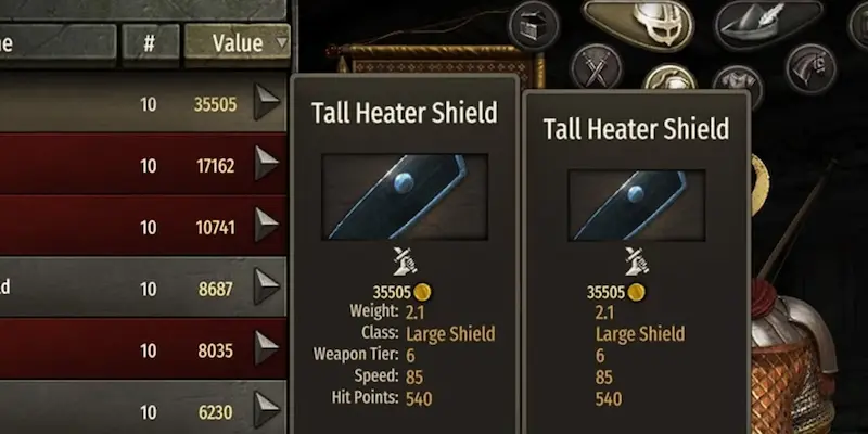 Kalkan - Uzun Isıtıcı Kalkanı