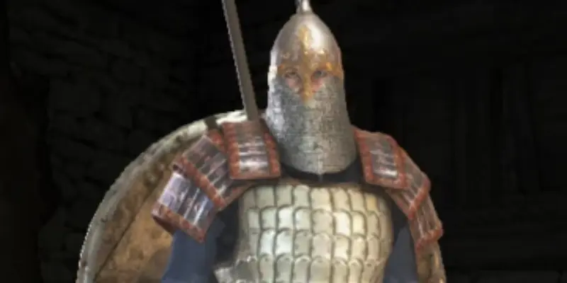 Mount & Blade 2: Bannerlord'daki En İyi Zırhlar 3 Sturgian Kapalı Süslemeli Gözlüklü Kask