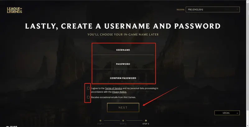 lol pbe hesabı açma (1)