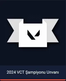 2024 VCT şampiyonu ünvanı