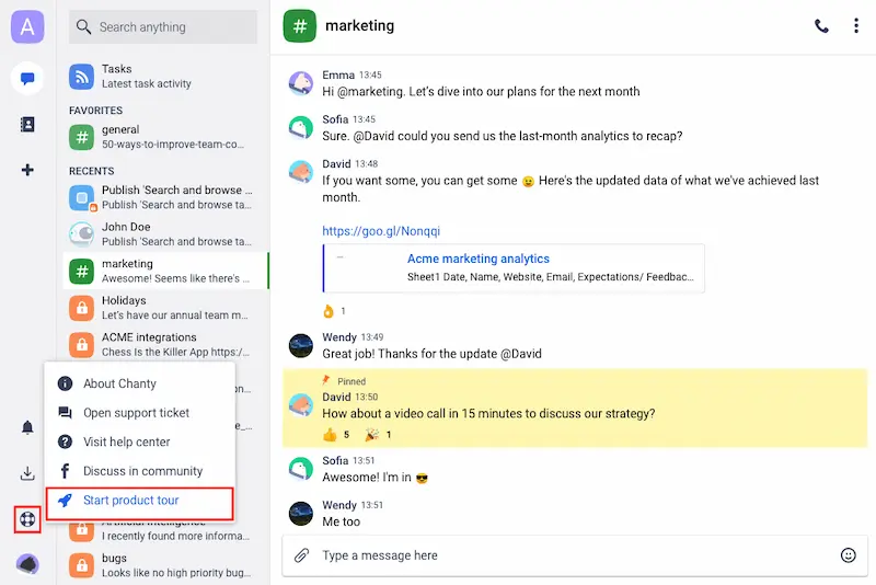 Discord Benzeri Kullanabileceğiniz 14 Uygulama 9 chanty app