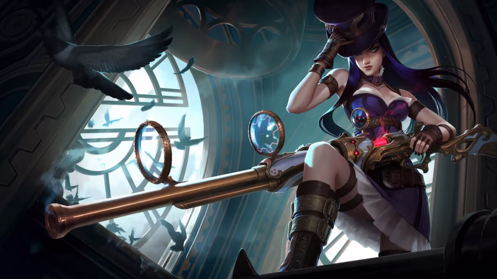 Derecelide En Çok Oynanan 10 LoL Şampiyonu 5 lol caitlyn
