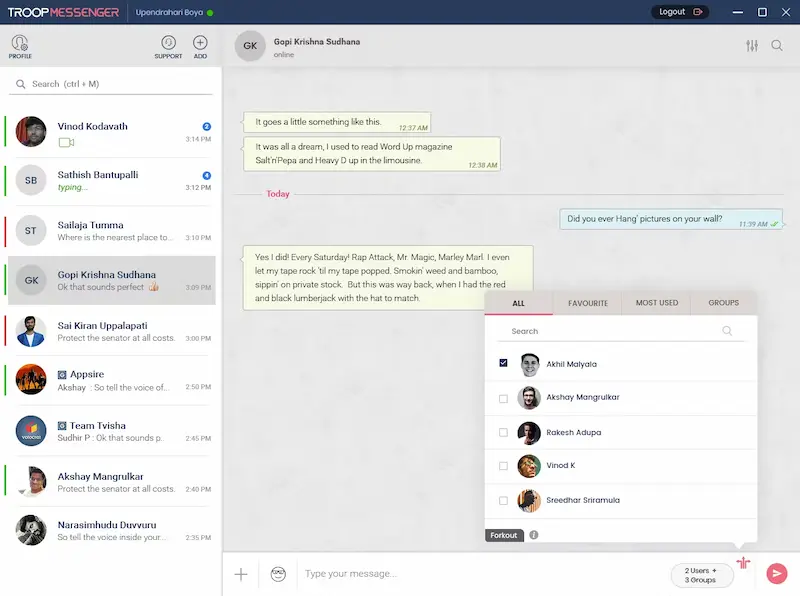 Discord Benzeri Kullanabileceğiniz 14 Uygulama 3 troop messenger