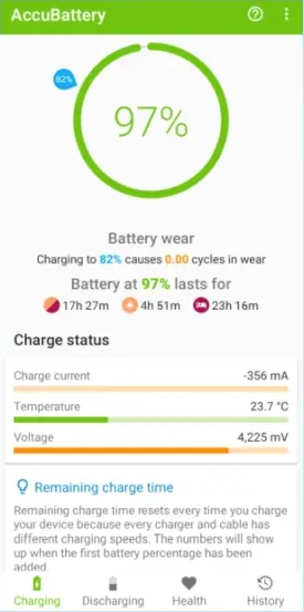 accubattery ile android pil sağlığını öğrenme