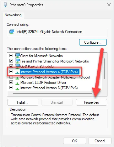 Windows 10 ve 11'de DNS Nasıl Değiştirilir? 4 windows 11 dns adresi değiştirme adım 4