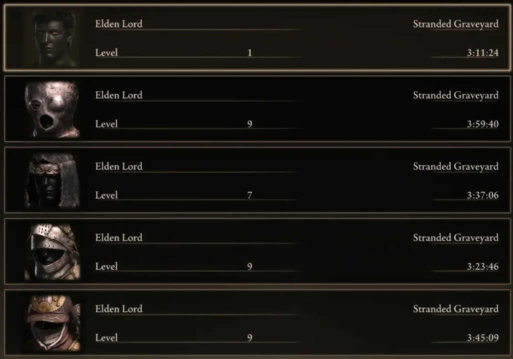 All items - All classes - starter saves modu