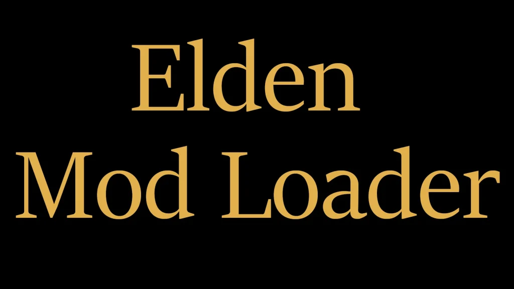 elden ring - elden mod loader